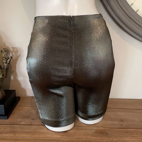 🎀AREA S  luxury silver BICYCLE SHORTS WITH CRYSTALS - Picture 8 of 15
